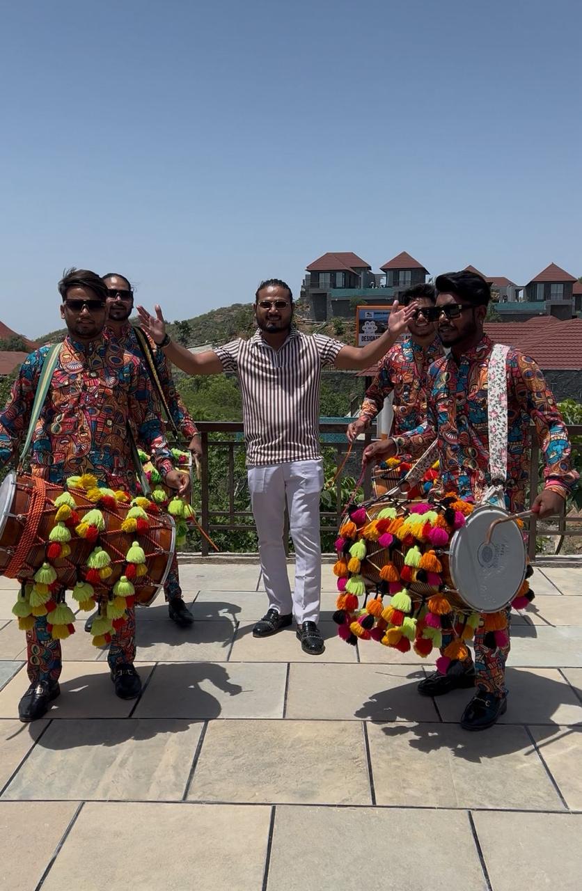 Birthday Farmhouse Party Dhol Player Sainik Farm